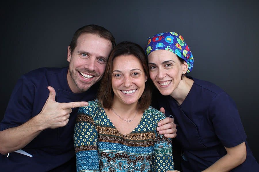 After the study of dental aesthetics and the treatment of composite veneers with medical team After the study of dental aesthetics and the treatment of composite veneers with medical team