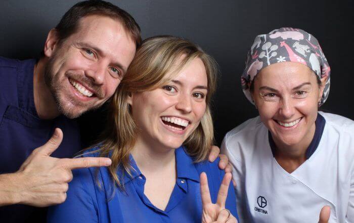 After the study of dental aesthetics and the treatment of composite veneers with the medical team After the study of dental aesthetics and the treatment of composite veneers with the medical team