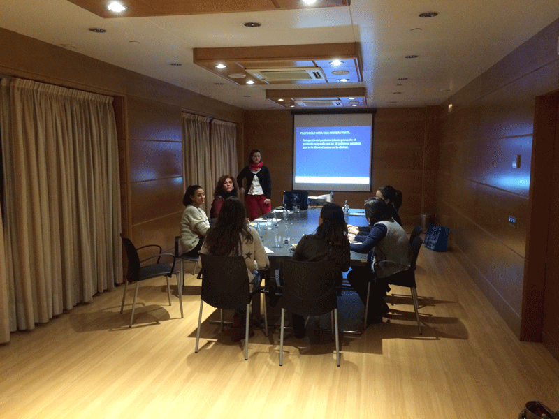 We like to get together periodically to keep always in sync, updated and review our protocols. This time we met in one of the rooms of the Hotel Barcelona Universal.